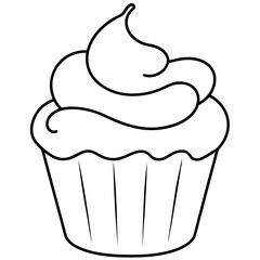 cupcake with cream