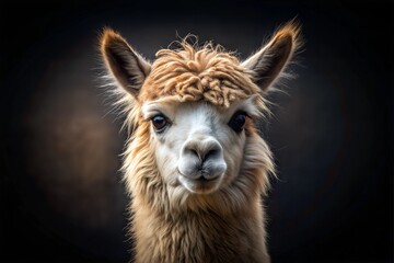 Obraz premium Alpaca chiaroscuro 