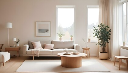 Fototapeta premium Photo interior modern design room 3d illustration