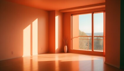 Fototapeta premium Photo interior modern design room 3d illustration