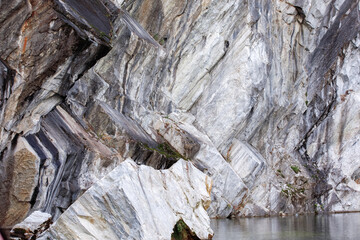Mountain Park Ruskeala Marble Quarry, Karelia, marble, nature.