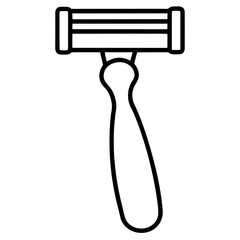 Shaving Icon - Vector Art Illustration