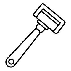 Shaving Icon - Vector Art Illustration