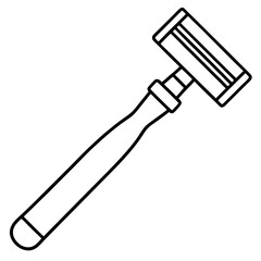 Shaving Icon - Vector Art Illustration