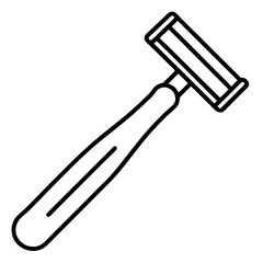 Shaving Icon - Vector Art Illustration