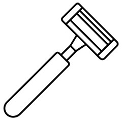 Shaving Icon - Vector Art Illustration