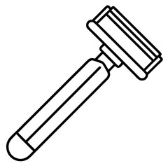 Shaving Icon - Vector Art Illustration