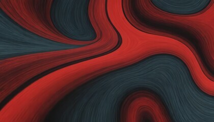 Abstract red and blue wavy lines creating a flowing and dynamic pattern.