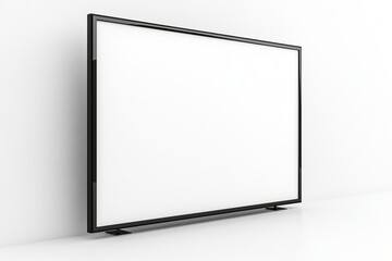 TV screen mockup on isolated background created with Generative AI