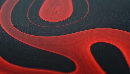 Abstract red and black swirl pattern.