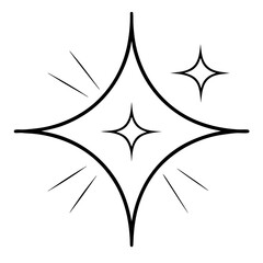 Sparkling Art Vector Icon