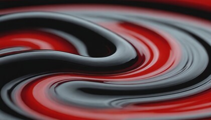 Abstract background with red and black swirl.