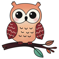 owl on branch