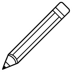 Vector Art Pencil Icon in Serious Style