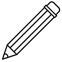 Vector Art Pencil Icon in Serious Style