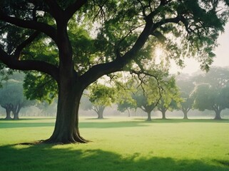 trees in park