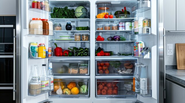 Efficiently organize and clean your fridge freezer for freshness and maximum storage space