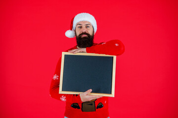 Xmas advertisement, copy space. Christmas shopping sale. Happy New Year. Xmas holiday...
