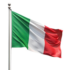 Obraz premium Flag of Italy isolated on a transparent background