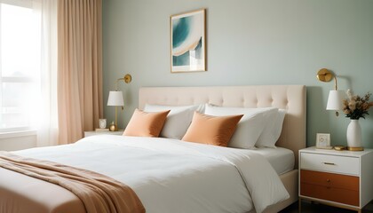 Photo interior modern design room 3d illustration