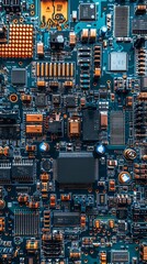 top view of circuit board 