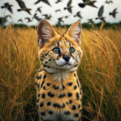 Serval in Savanna 77