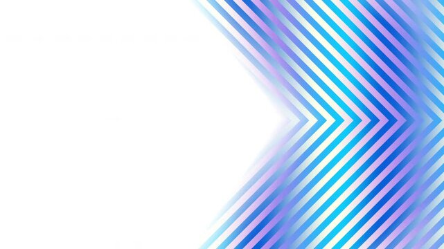 Blue and white background with rhombic lines and free space. Loop 4k