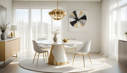 Photo interior modern design room 3d illustration