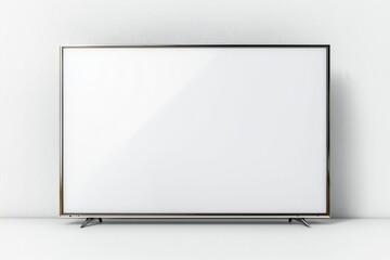 TV screen mockup on isolated background created with Generative AI