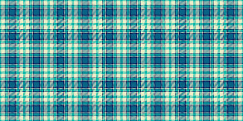 Page fabric plaid background, bed tartan pattern vector. Multi seamless textile check texture in light and teal colors.