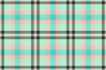 60s vector pattern tartan, cutout plaid background check. Short fabric textile texture seamless in light and grey colors.