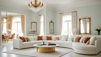 Photo interior modern design room 3d illustration