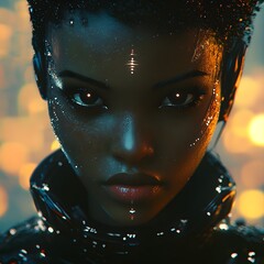 Mesmerizing Character with Intense and Striking Makeup