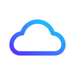 cloud gradient icon