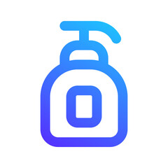 hand wash gradient icon