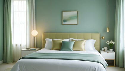 Photo interior modern design room 3d illustration