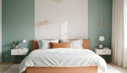 Photo interior modern design room 3d illustration