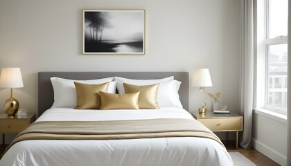 Photo interior modern design room 3d illustration