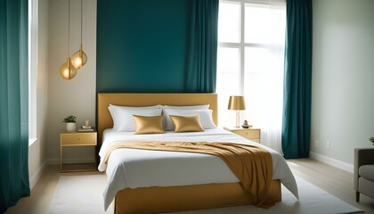 Photo interior modern design room 3d illustration