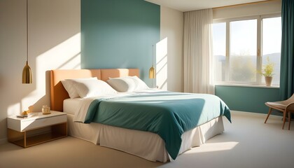 Photo interior modern design room 3d illustration