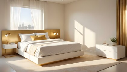 Photo interior modern design room 3d illustration