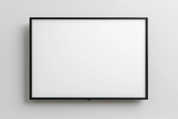 TV screen mockup on isolated background created with Generative AI