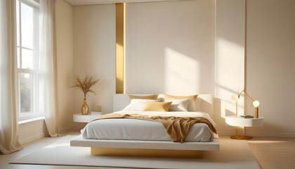 Photo interior modern design room 3d illustration