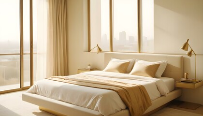 Photo interior modern design room 3d illustration