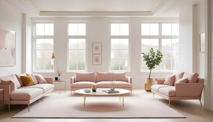 Photo interior modern design room 3d illustration