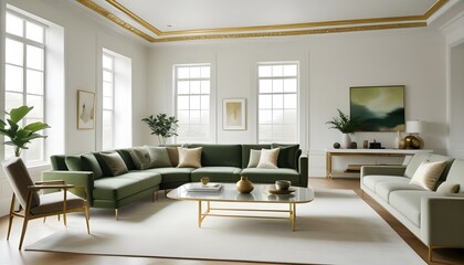 Photo interior modern design room 3d illustration