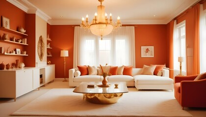 Photo interior modern design room 3d illustration