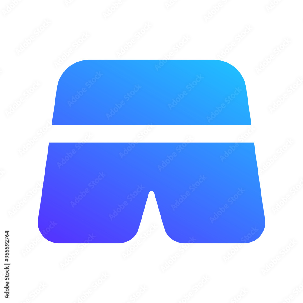 Canvas Prints pants gradient fill icon