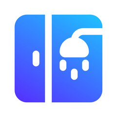 shower gradient fill icon
