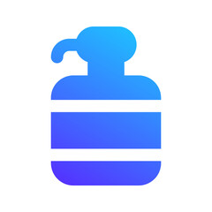 Fototapeta premium soap gradient fill icon